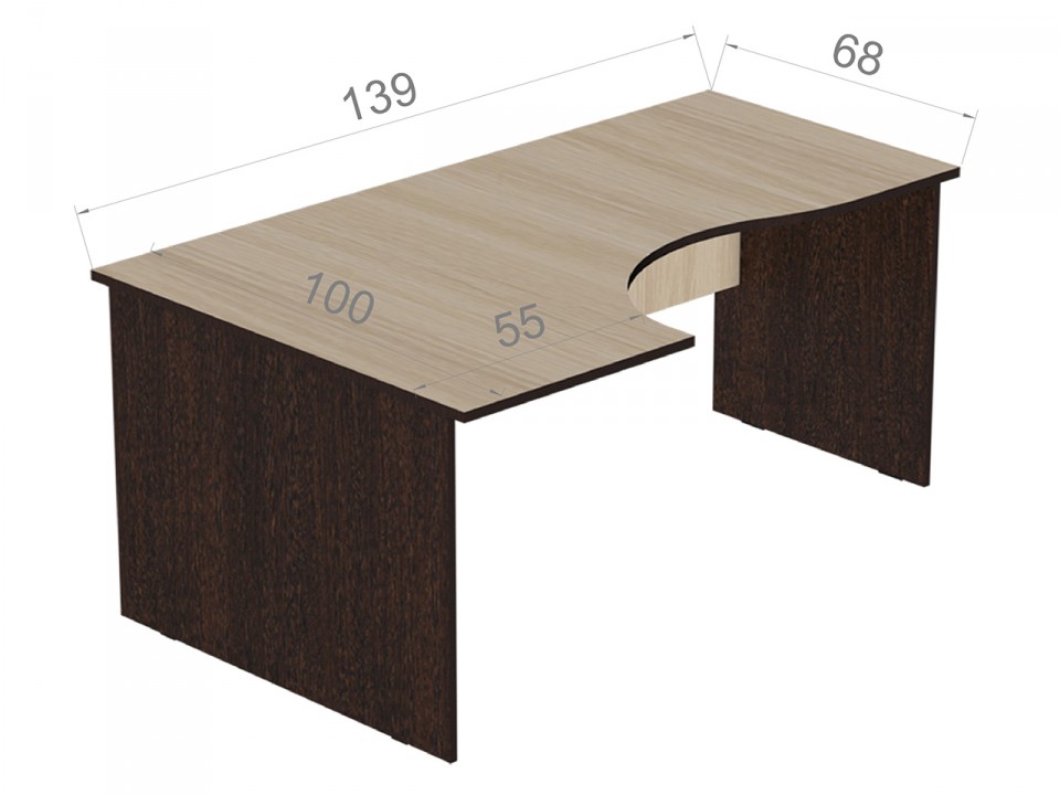Офисная мебель Референт Угловой Р.СКУ-14 (левый)